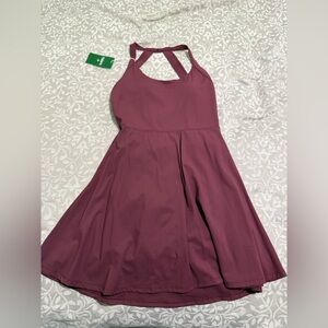 HALARA Maroon Halter Dress-NWT